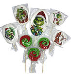 «Дід Мороз і сходи» кондитерський декор із мастики ТМ «Солодо», фото 3