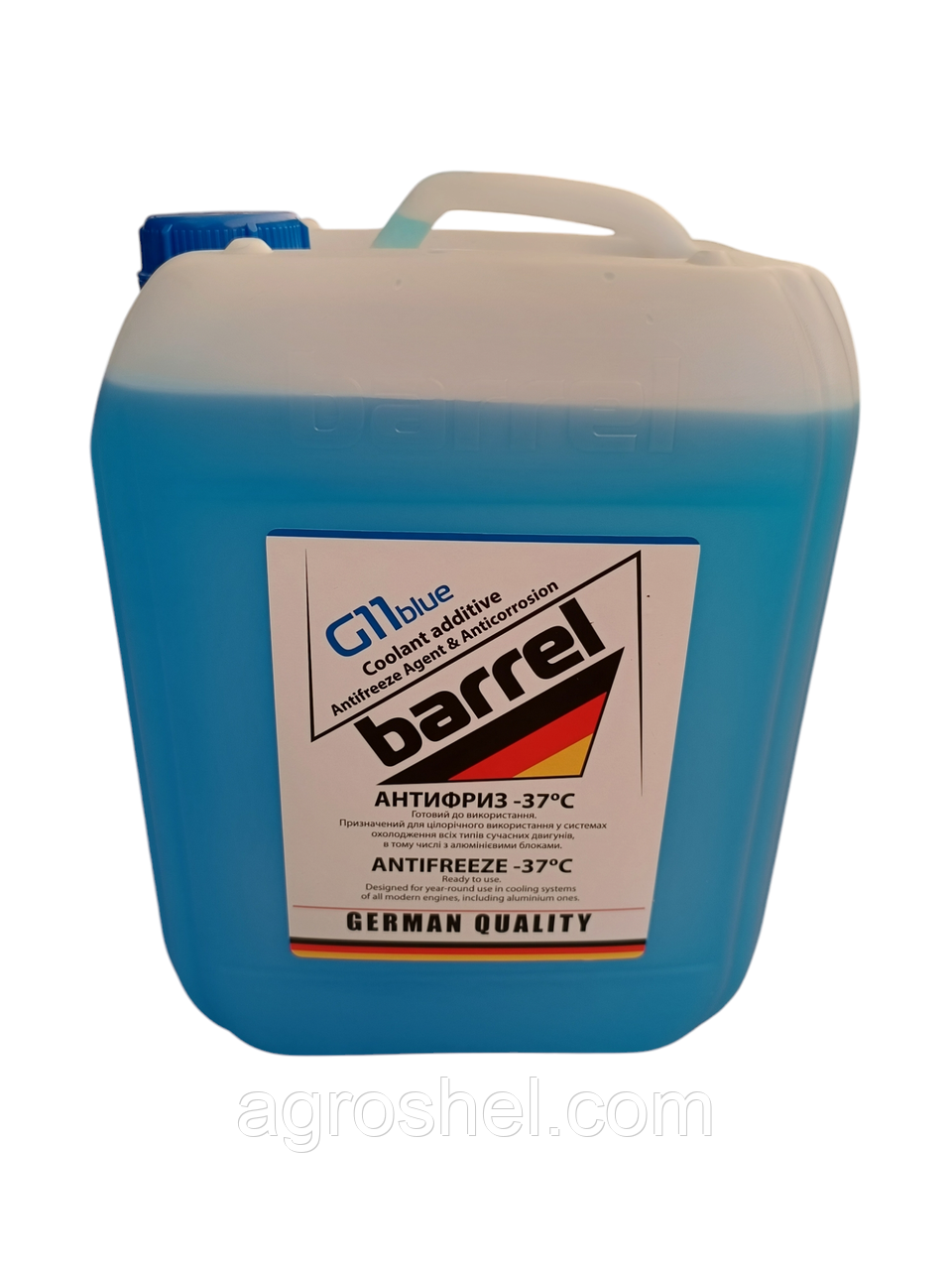 АНТИФРИЗ BARREL G11 BLUE -37°C 20Л СИНІЙ, фото 1