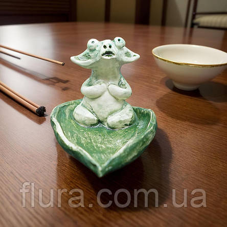 Підставка для пахощів ручної роботи керамічна / Підставка для паличок пахощів авторська, фото 1