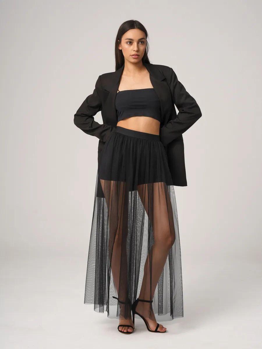 Спідниця для милих дам "Сітка". Розміри: 42-48, фото 1