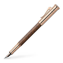 Ручка перова Graf von Faber-Castell Limited Edition Snake Wood Rose Gold, перо М (0,7 мм), 145620