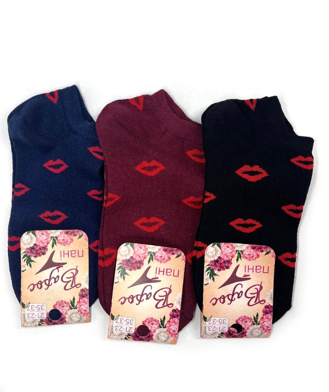 Шкарпетки підліткові/жіночі стрейч Kiss 21-23р. (12 пар!) (Демісезонні) Варос, фото 1