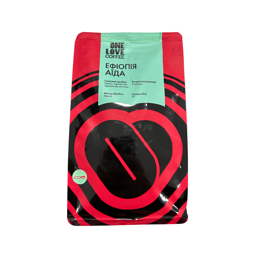 Кава в зернах One Love Ефіопія Аїда 250 г