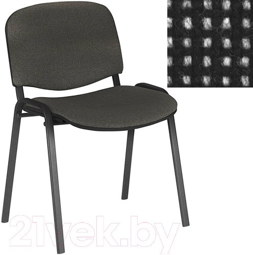 Стілець офісний ISO black С-26 (темно-сірий), фото 1