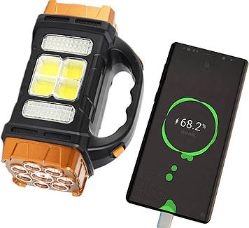 Ліхтар Panther PT-8167 LED 76 світлодіодів з функцією павербанка