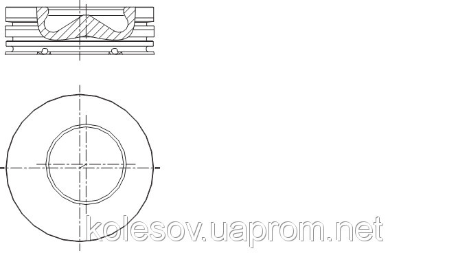 Поршни FORD Focus (Connect) 1.8D 90PS ремонт + 0,5