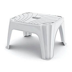 Табурет пластиковий Step 1 38x24,8x22h, білий