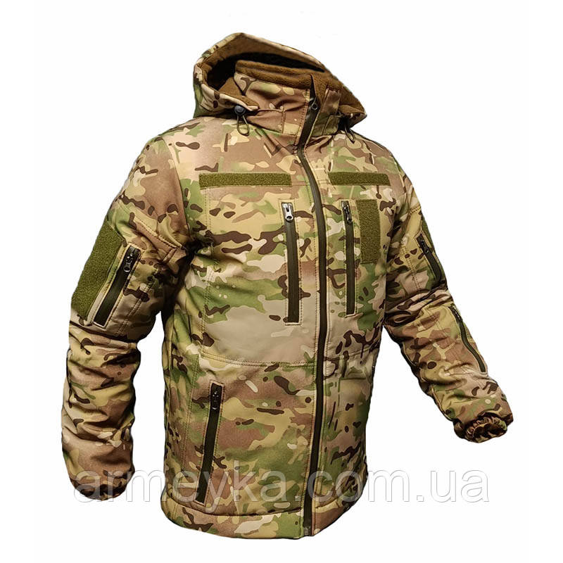 Зимова куртка Softshell з утепленням Omni-Heat, UA. Multicam.
