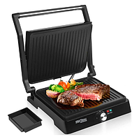 Притискний гриль для домашнього використання 2400 Вт Kraft&Dele Притискний електрогриль для м'яса з притискачем