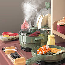 Дитяча кухня LIMO TOY 889-211 Ігровий інтерактивний набір зі світлом, звуком та парою Для дітей, фото 3