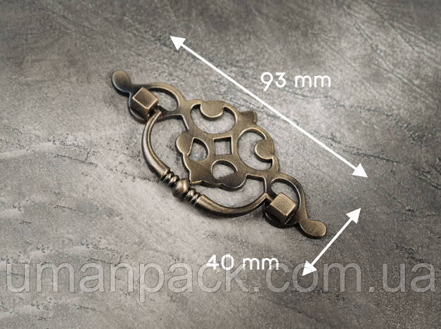 Металева фурнітура для меблів. 93х40мм