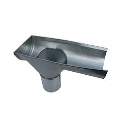 Євро вороннка (із заглушкою) D100/120 (оцинкована)