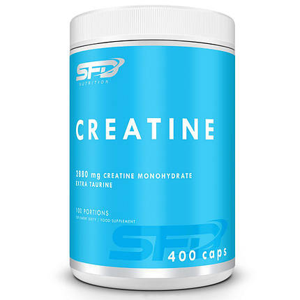 Креатин Моногідрат у капсулах SFD Nutrition Creatine 400 капс., фото 1