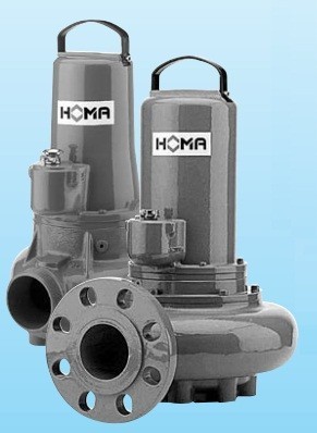 Каналізаційні насоси HOMA (св. прохід 70-200 мм)