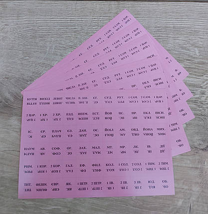 Мітки, індекси (укр.), розмір : 16х11 см., фото 1