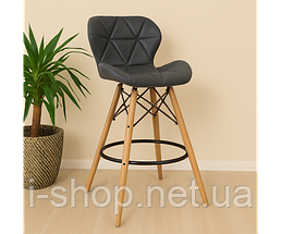 Стілець Стар Н барний високий сірий, фото 4