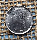 1 франк 1977 року. Бельгiя, фото 2