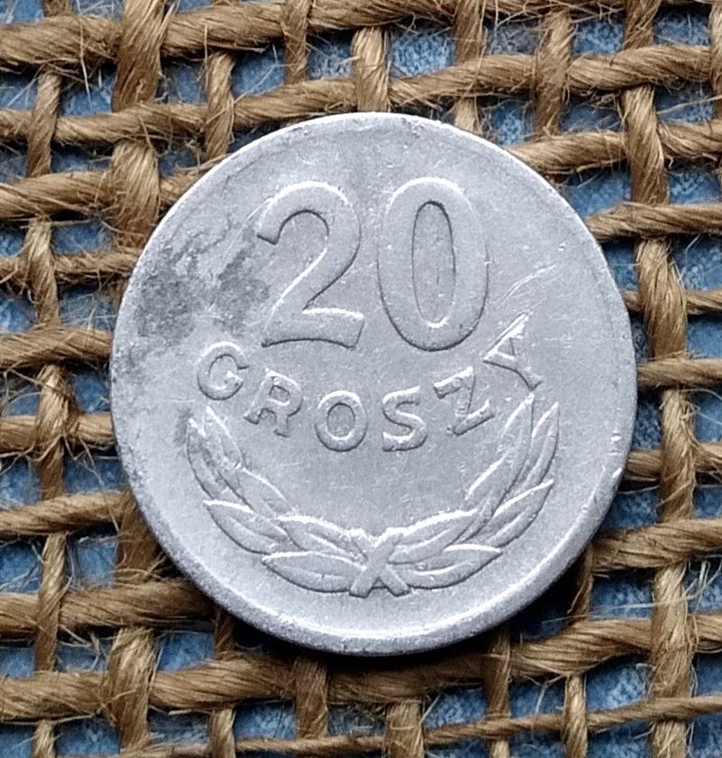 20 грошей 1949 року. Польща, фото 1