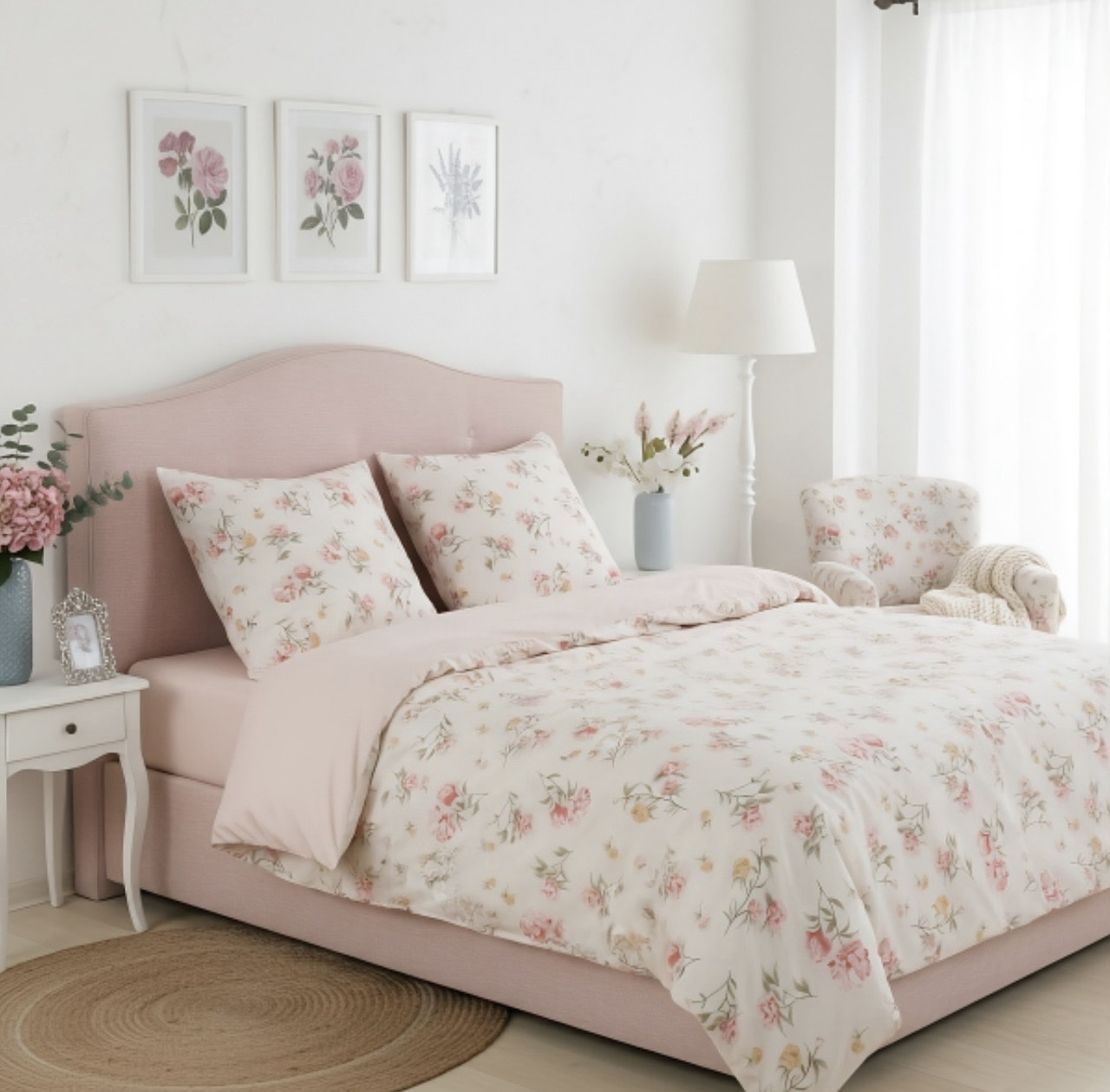 Постільна білизна Viluta ранфорс — 25409 двоспальна, фото 1