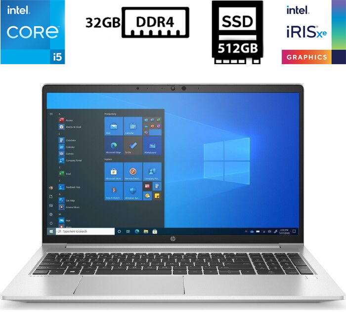 Ноутбук HP ProBook 650 G8/15.6" IPS 1920x1080/Core i5-1135G7 2.40GHz/32GB DDR4/SSD 512GB/Intel Iris Xe Graphics Камера Б/В