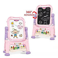 Дитячий мольберт для малювання двосторонній