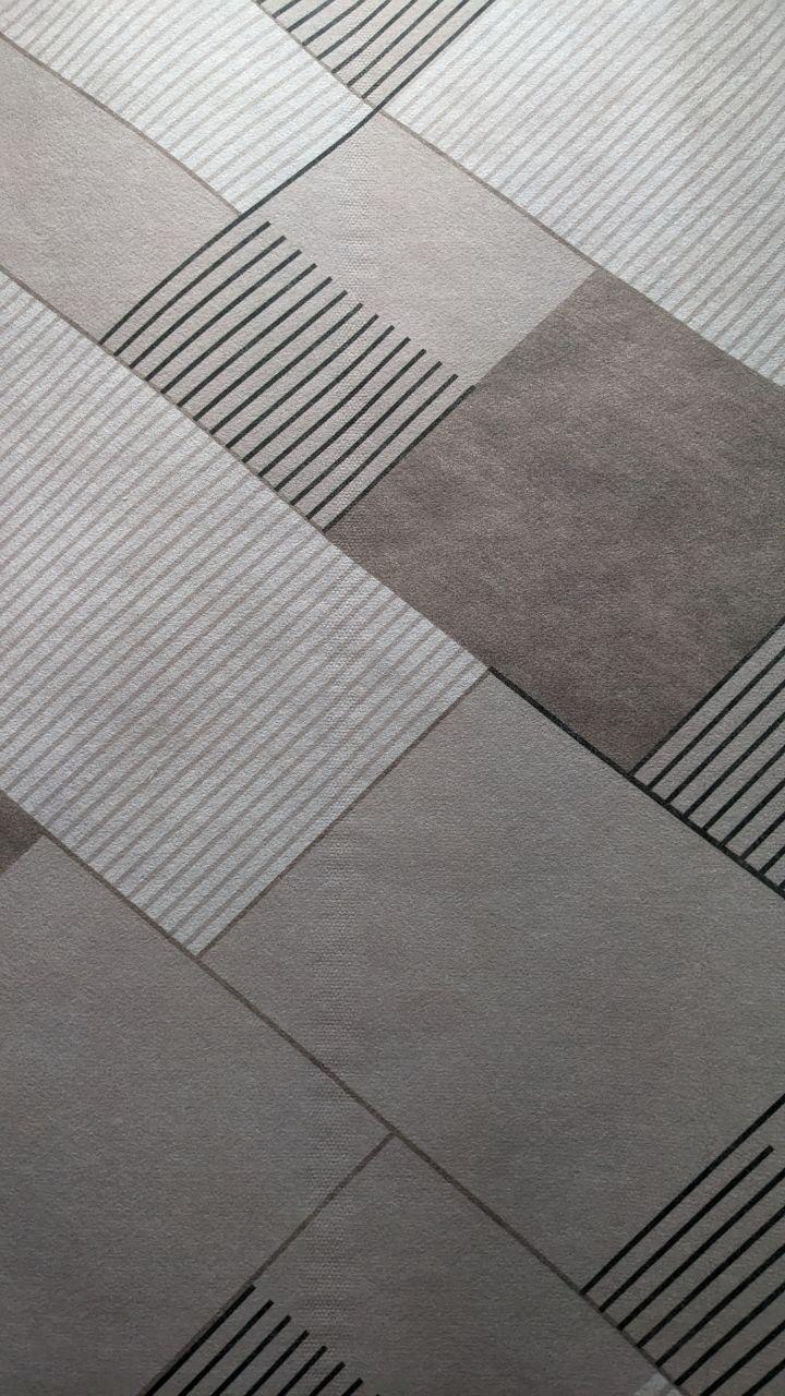 Килимок універсальний на прогумованій основі на метраж 130 см Ромб Версаль Коричневий, фото 1