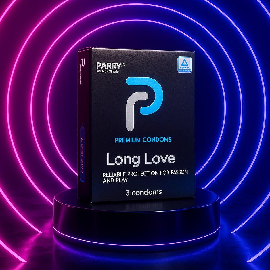 Parry Long Love 3 шт. Презервативи пролонгуючі, фото 1