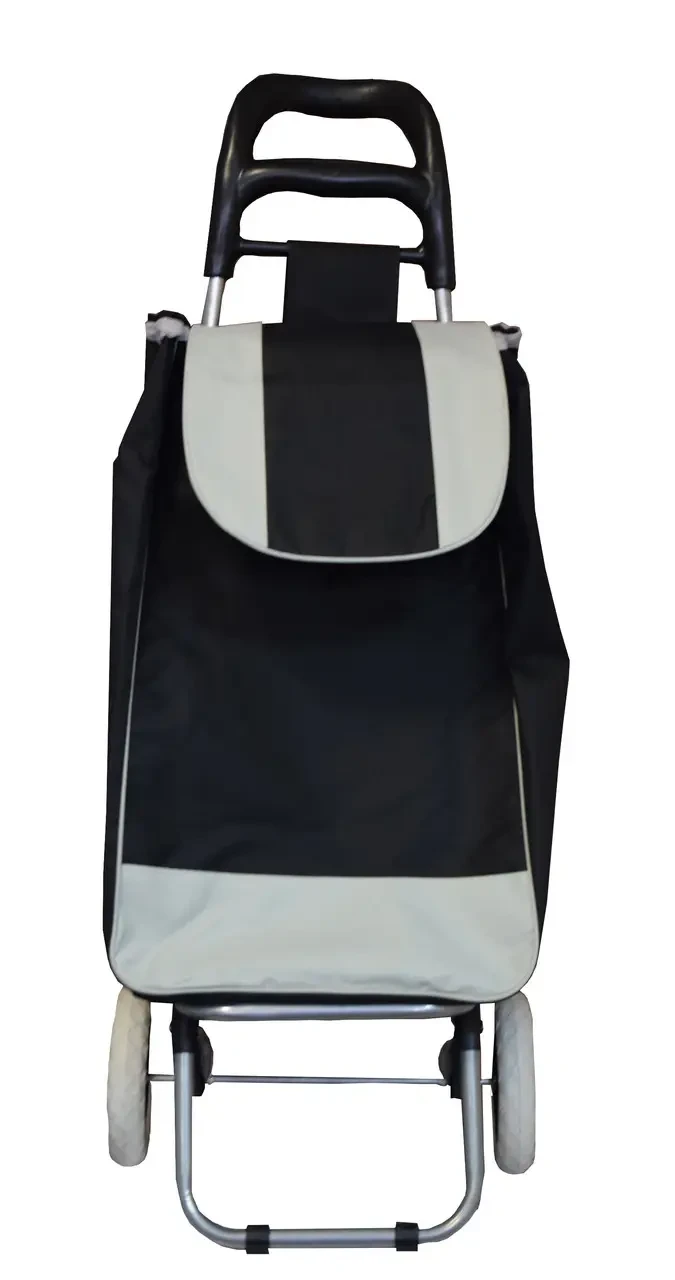 Велика дорожня сумка на колесах, Чорного кольору, господарська сумка на колесах Чорний, фото 1