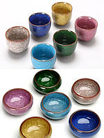 Набір 6 піал керамічних 50 та 100 мл + подарункова коробка