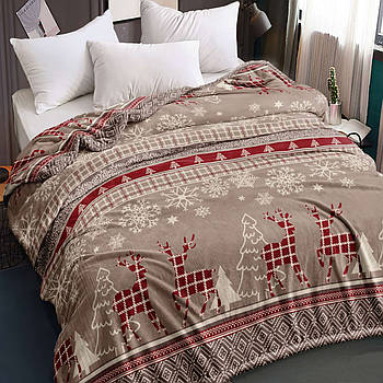 Плед із флісу Олені (200х220)