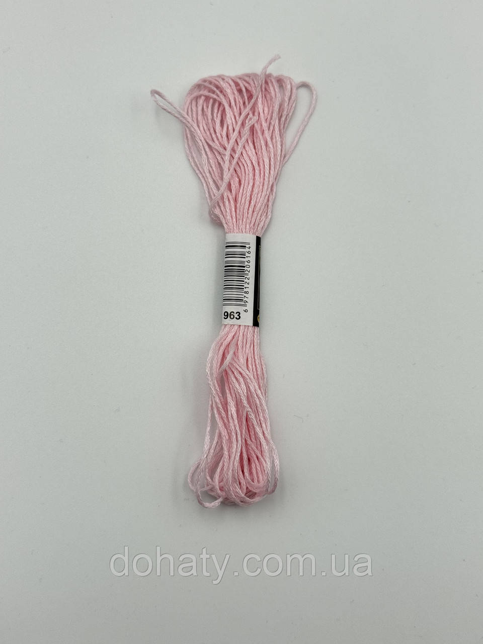Нитки муліне 963 Світло-рожевий пиловий - ніжний рожевий для вишивання, фото 1