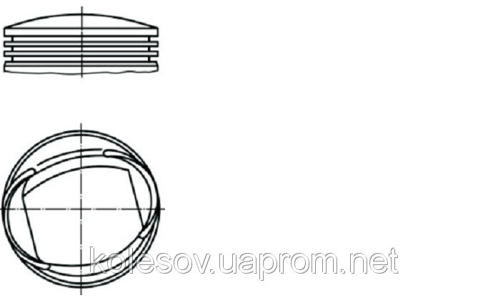 Поршни FORD Fiesta (Orion, Escort) 1.6 CVH