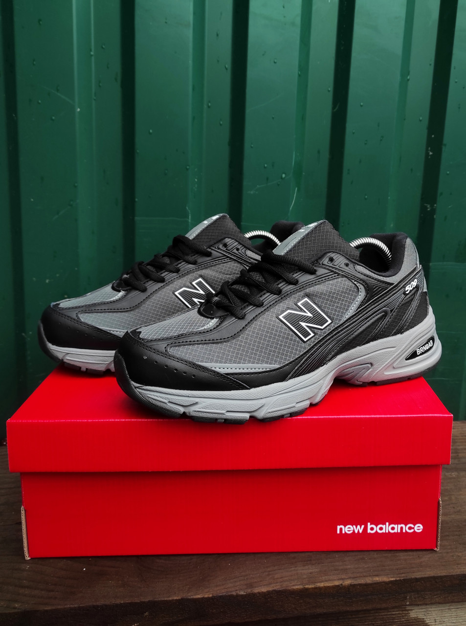 Термо Зимові кросівки New Balance 509 колір графіт з чорним, фото 1