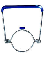 Ручка-тримач BRS для перенесення пляшок сталева Blue