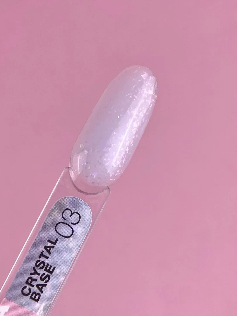 Камуфлююча база для нігтів LunaMoon Crystal Base №3, 13 мл, фото 1