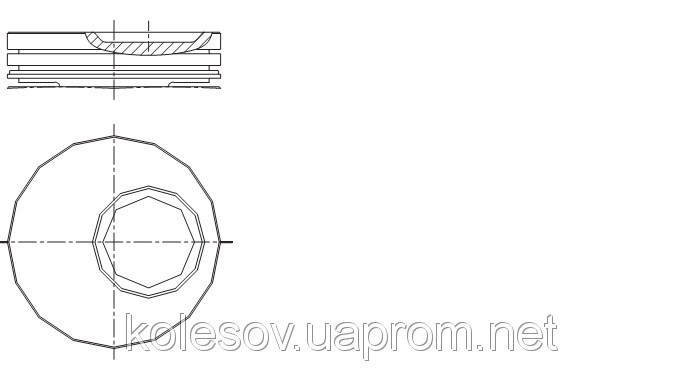 Поршни FORD Fiesta (Orion, Escort) 1.3 OHV