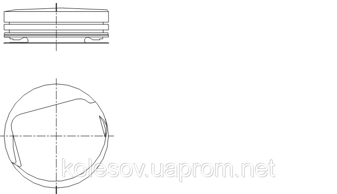 Поршни FORD Fiesta (Orion, Escort) 1.4 CVH