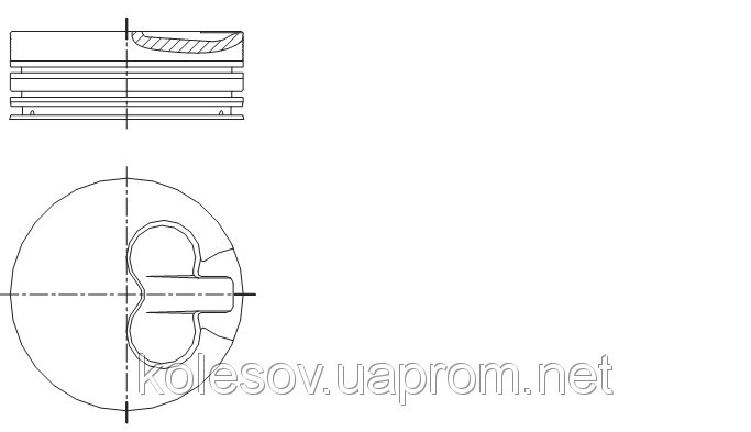 Поршни FORD Fiesta (Orion, Escort) 1.6 D