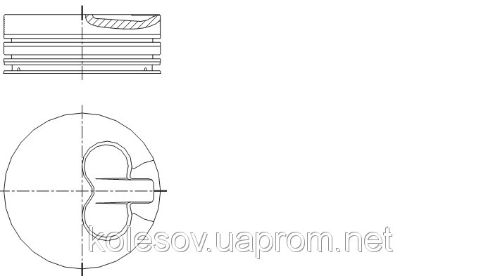 Поршни FORD Fiesta (Orion, Escort) 1.8 D