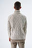 Светр чоловічий Trist Star 5337 BEJ 70% шерсть 20% акрил 10% поліамід L(Р), фото 3