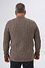 Светр чоловічий Trist Star BTL 2121 S.KAHVE 70% шерсть 20% акрил 10% поліамід 4XL(Р), фото 2