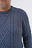 Светр чоловічий Trist Star BTL 2121 INDIGO 70% шерсть 20% акрил 10% поліамід 3XL(Р), фото 3