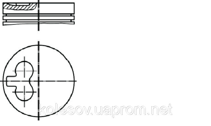 Поршні FORD Sierra 2.3D д.94 мм