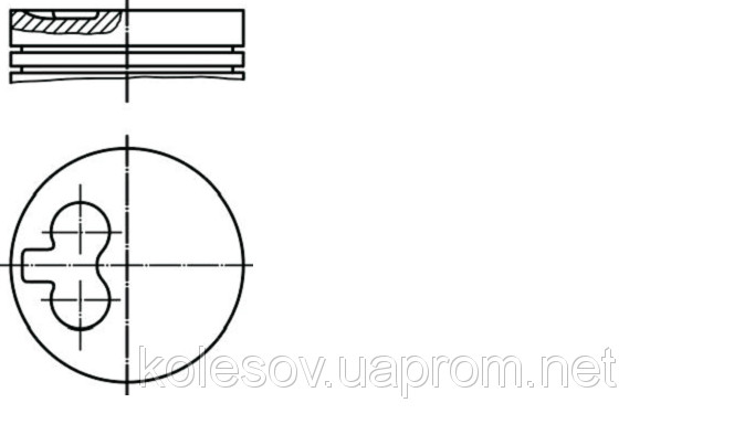 Поршні FORD Sierra 2.3D д.94 мм.