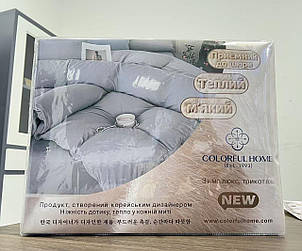 Тепла постільна білизна Colorful Home Байка Євро - простирадло на гумці, фото 2