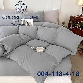 Тепла постільна білизна Colorful Home Байка Євро - простирадло на гумці, фото 1