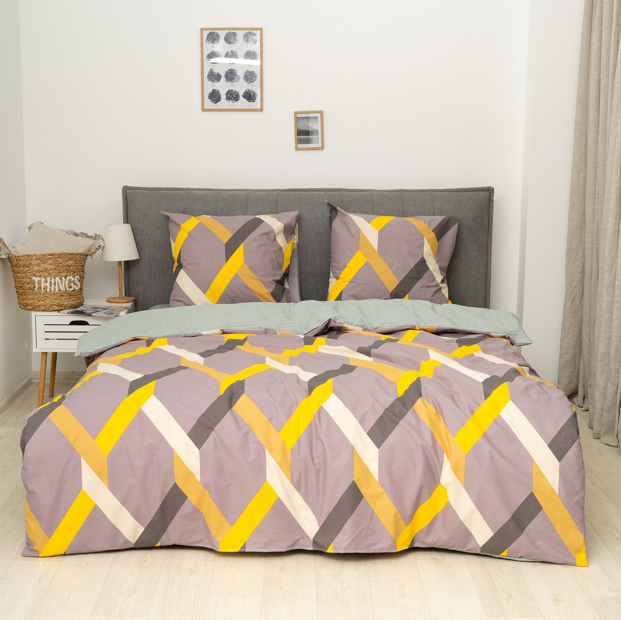 Постільна білизна Isleep Viluta ранфорс - 22183 сімейна, фото 1