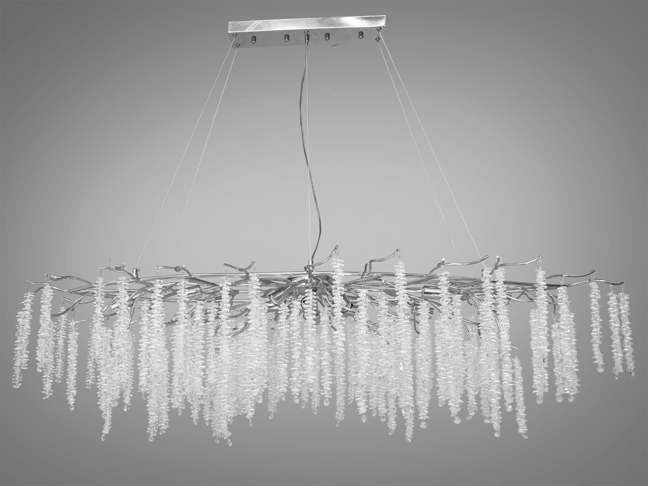 Люстра в зал 15 ламп, хром Diasha 605-L1500CH, фото 1