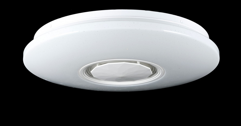 Світлодіодна люстра Splendid-Ray 1999540/24W*2 LED+BLUETOOTH (WT), фото 1