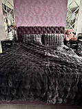 Велюрова тепла постільна білизна зі штучного хутра євро комплект/тепла постільна білизна Кролик, фото 2